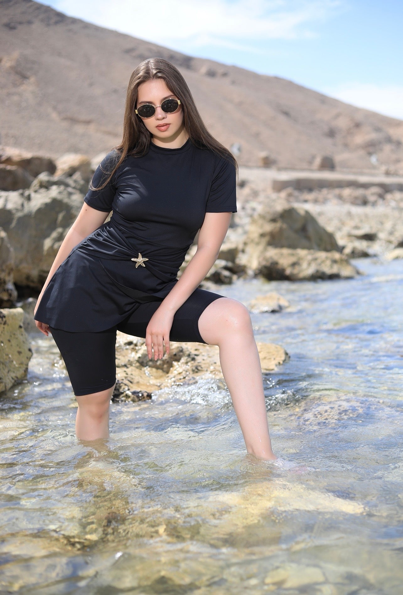 Midnight Star Swim Dress✨