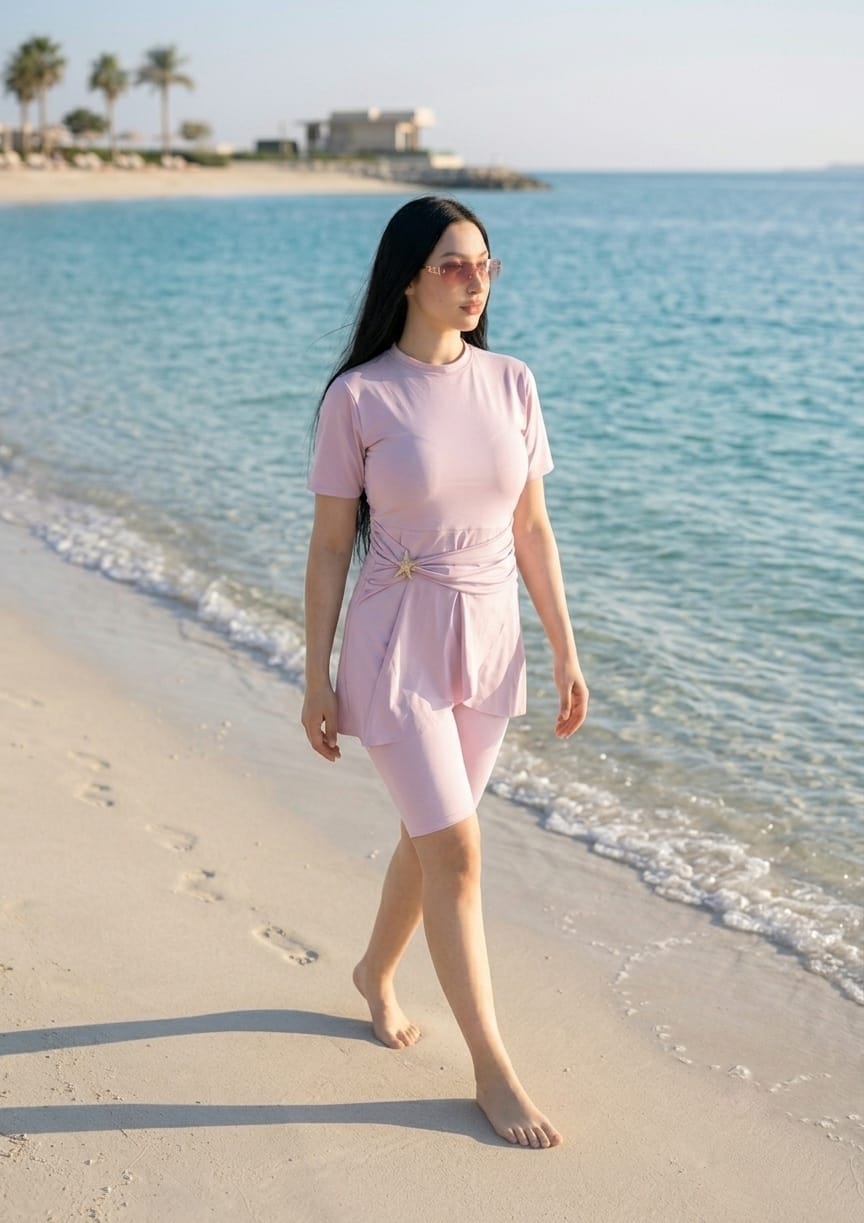 Blush Bloom Swim Dress✨