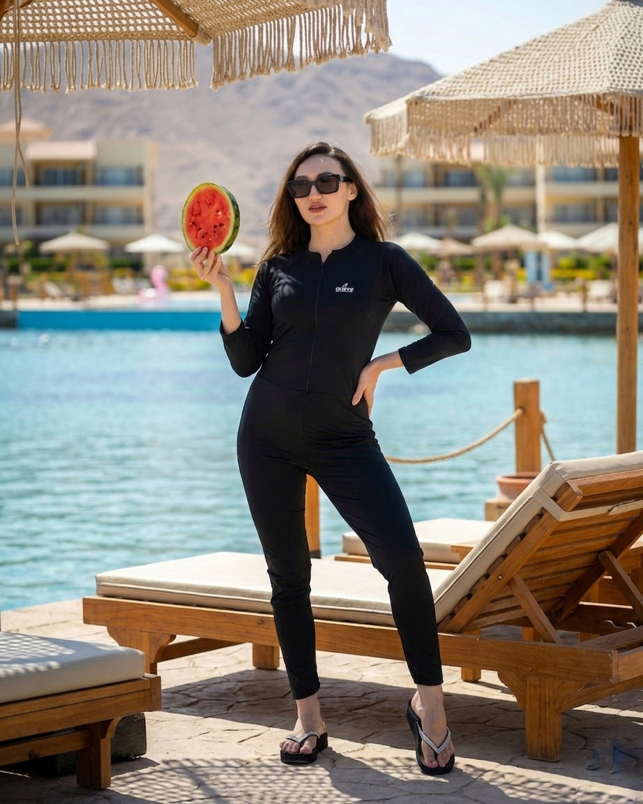 🖤 Aqua Shield Full-Cover Swim Suit 🌊